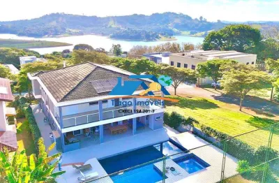 Casa a venda em condomínio em piracaia com acesso a represa