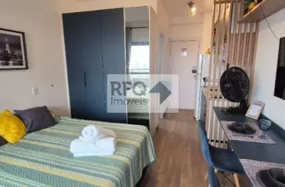 Excelente studio - mobiliado, no miolo da chácara klabin - ao lado do metrô!! com ar condicionado!!