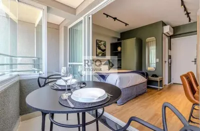 Kitnet / stúdio à venda na rua bartira, 1003, perdizes, são paulo, 24 m2 por r$ 490.000