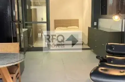 Studio moderno para locação em condomínio na Vila Mariana, São Paulo-SP: 1 quarto, 1 sala, 1 banheiro. Venham conferir!