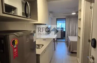 Studio de Luxo para Locação na Vila Mariana, São Paulo-SP: 1 Quarto, 1 Sala, 1 Banheiro, 26m² de Área!