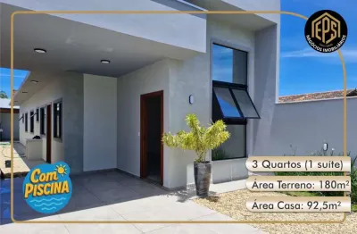 Casa para Venda em Barra Velha, Nova Barra Velha, 3 dormitórios, 1 suíte, 1 banheiro, 1 vaga