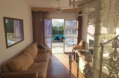 Excelente apartamento (Cobertura Duplex) de 2 quartos, sendo 1 suíte, 144 m², com vaga de garagem, à venda no Maracanã.