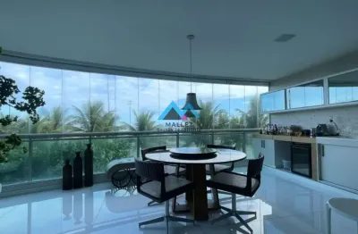 Excelente apartamento de luxo, 390,76 m², com 4 suítes, todo reformado à venda na barra da tijuca.