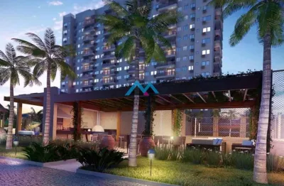 Apartamentos (Tipo e Cobertura) com 3 quartos, sendo 1 ou 2 suíte, à venda no Condomínio Like Residencial Club, em Jacarepaguá.