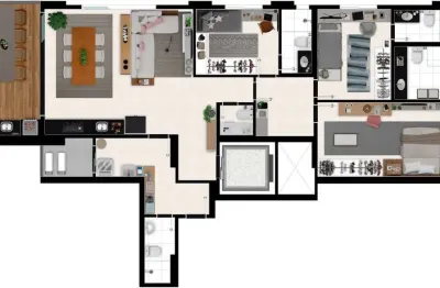 3 Suítes de 140m² no Futuro Parque Serrinha (URBANI VISTA HOME)