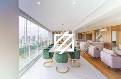 Espetacular cobertura de 505m² no prestigiado condomínio Cena Golf, 5 suítes, 4 salas elegantes,3 vagas  à venda - Jurubatuba - São Paulo/SP