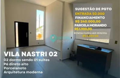 Casa com 2 quartos à venda na Rua Vasco da Costa Pinto, 163, Vila Nastri, Itapetininga