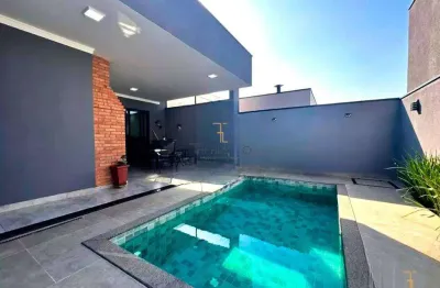 Casa térrea à venda no Condominio Villa do Sol em Valinhos/SP – 3 suítes, área gourmet e piscina