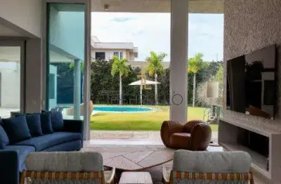 Casa sobrado com 4 suites sofisticada à venda no residencial campo de toscana  em vinhedo/sp