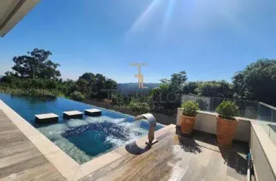 Casa sobrado moderna e sofisticada no condomínio campo de toscana em vinhedo/sp