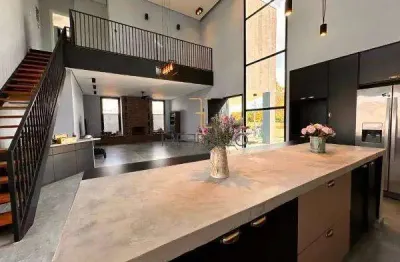 Casa Sobrado de 4 suites de Alto Padrão à Venda no Condomínio Fechado Tamboré em Jaguariúna