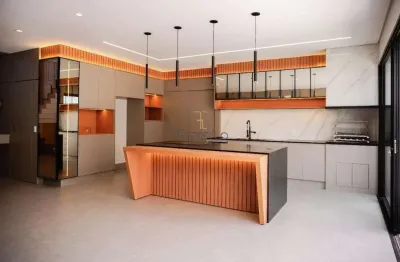 Casa de Alto Padrão com 3 Suítes, Escritório, Piscina Aquecida e Acabamento Premium no Condomínio Vila do Sol – Valinhos/SP | 265 m²