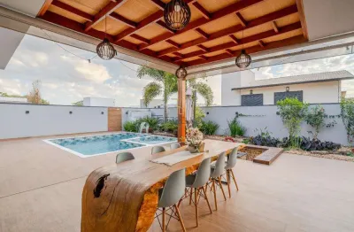 Casa de Alto Padrão a venda no Condomínio Tamboré em Jaguariúna com Design Contemporâneo e Sofisticação