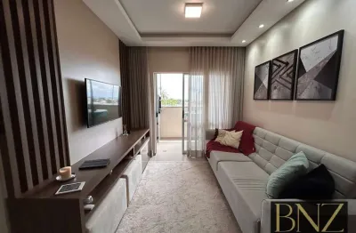 Apartamento a venda no residencial perdigão, 1 suite + 2 quartos