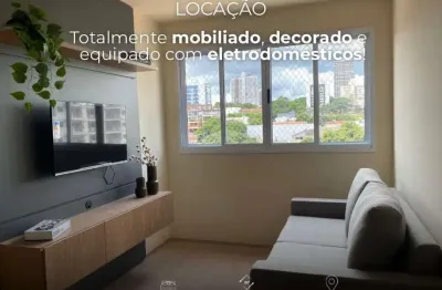 Apartamento para locação no Jd. Aclimação, Maringá, próximo da Unicesumar, 2 quartos, mobiliado e decorado.