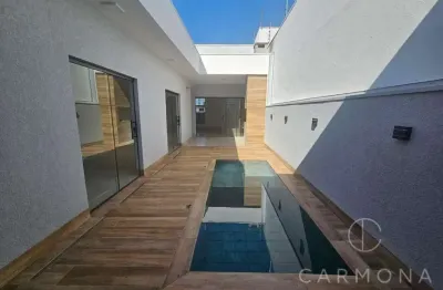 Casa NOVA com PISCINA para venda, 3 quartos sendo 1 suíte, Jardim Espanha, Maringá PR