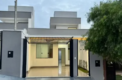 Casa linda e moderna, com suíte, Pé direito duplo, Pronta para morar no jardim Paris VI