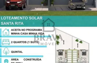 Casa Linear no Solar Santa Rita: O equilíbrio perfeito entre na