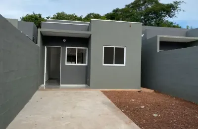 Casa nova com 2 quartos com garagem, Santa Izabel Várzea Grande