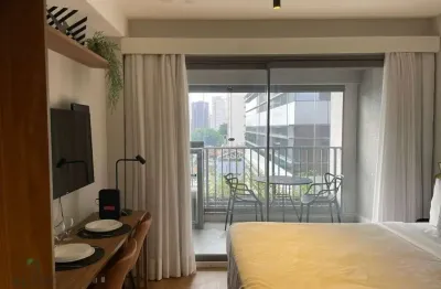 Apartamento com 1 quarto para alugar na Avenida dos Eucaliptos, 815, Moema, São Paulo por R$ 4.175
