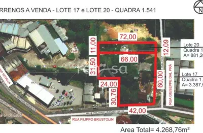 Terreno à venda no Panazzolo, Caxias do Sul 