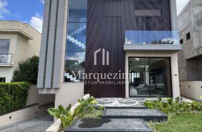 Casa nova de altíssimo padrão no Gênesis 2 com elevador, rooftop e vista cinematográfica