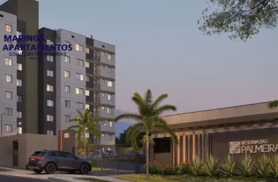 Apartamento à venda em Maringá, Parque Industrial, com 2 quartos, com 43 m², Reserva das palmeiras
