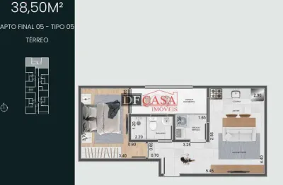 Apartamento com 1 quarto à venda na Rua Maestro José Tescari, 51, Vila Granada, São Paulo