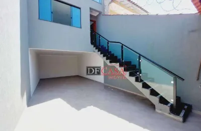 Sobrado Novo à Venda. 3 dormitórios (1 Suíte), 3 vagas, Quintal, Churrasqueira, Jardim Brasília - São Paulo/SP