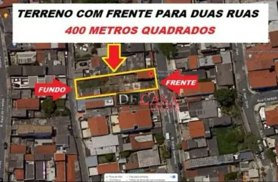 Terreno à venda, 400 m² por R$ 650.000,00 - Penha de França - São Paulo/SP