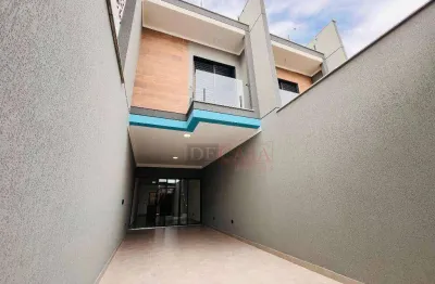 SOBRADO NOVO - FINO ACABAMENTO / 140m² / 3 Suítes / Área Gourmet / Ambiente de Academia - Salão de Jogos - Quarta Suíte / Terraço