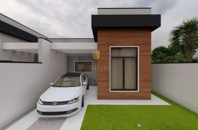 Casa nova com arquitetura moderna em são josé dos pinhais