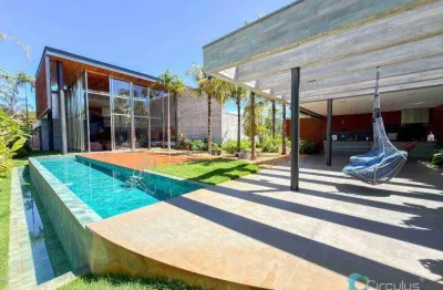 Casa com 3 dormitórios à venda, 600 m² por r$ 7.500.000,00 - fazenda santa maria - cravinhos/sp