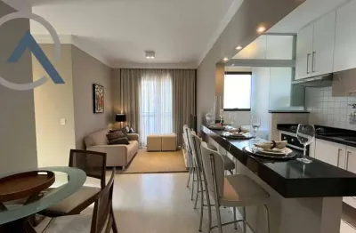 Apartamento com 2 dormitórios para alugar, 57 m² por R$ 7.390,00/mês - Cambuí - Campinas/SP