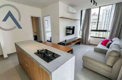 Apartamento com 1 dormitório para alugar, 43 m² por R$ 5.483,02/mês - Cambuí - Campinas/SP