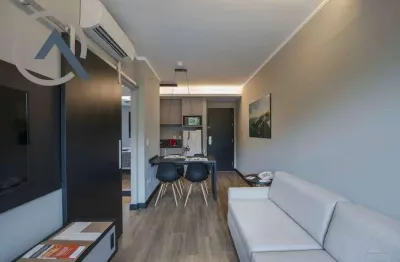 Apartamento com 1 dormitório para alugar Mobiliado, 40 m² por R$ 5.450/mês - Cambuí - Campinas/SP