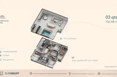 Apartamento com 3 quartos à venda na Rua Um, s/n, Praia do Cupê, Ipojuca