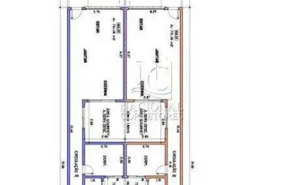 Casa à venda, 3 quartos, 1 suíte, 2 vagas, vila camilópolis - santo andré/sp
