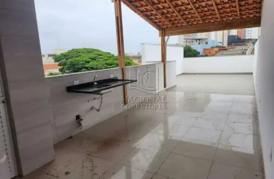 Cobertura à venda na vila valparaiso, 47,77+47,77m² - r$ 520.000,00