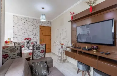 Oportunidade de apartamento mobiliado, 2 dormitorios, no jardim santo antonio, santo andre