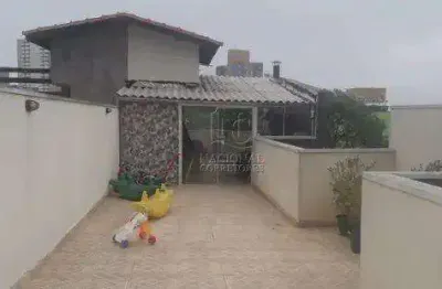 Cobertura com 2 dormitórios à venda, 118 m² por r$ 500.000,00 - vila homero thon - santo andré/sp