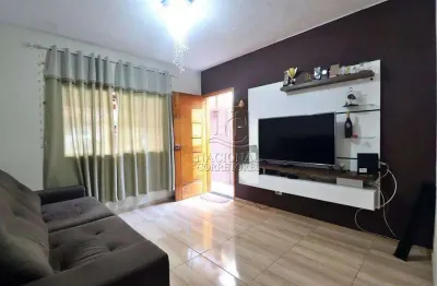 Casa com 2 dormitórios à venda, 108 m² - parque erasmo assunção - santo andré/sp