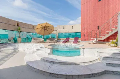 Espetacular cobertura triplex com 4 suítes, 6 a 8 vagas à venda, 772 m² por r$ 8.500.000 - vila bastos - santo andré/sp
