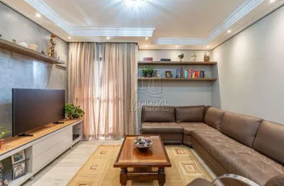 Apartamento com 3 dormitórios à venda, 89 m² - parque jaçatuba - santo andré/sp