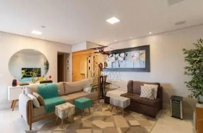 Apartamento à venda, 126 m² - vila scarpelli - santo andré/sp
