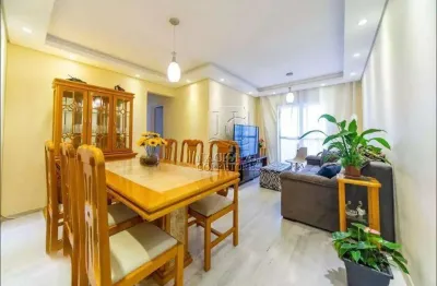Apartamento com 3 dormitórios à venda, 67 m²- vila camilópolis - santo andré/sp
