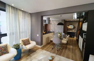 Apartamento duplex com 1 dormitório à venda, 98 m² por r$ 999.000,00 - jardim - santo andré/sp