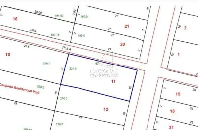 Terreno à venda, 324 m² por r$ 638.000,00 - vila linda - santo andré/sp
