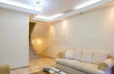 Sobrado com 3 dormitórios, 170 m² - venda por r$ 750.000,00 ou aluguel por r$ 6.550,01/mês - vila valparaíso - santo andré/sp